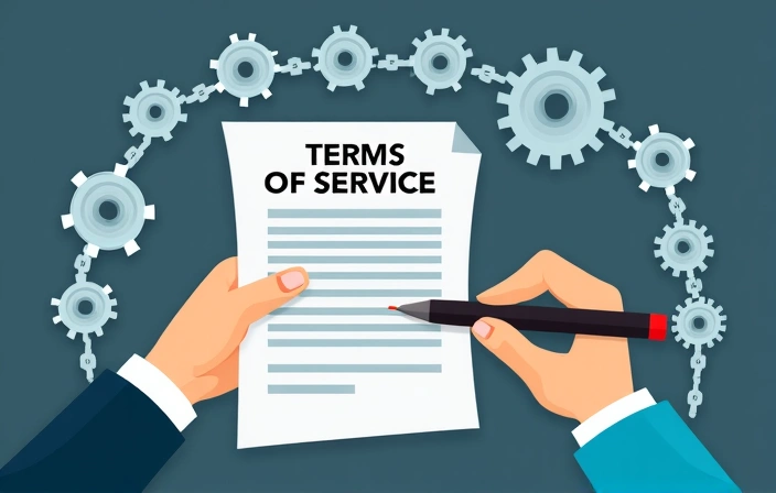 Immagine rappresentativa dell'aggiornamento continuo delle politiche e dei termini di servizio.